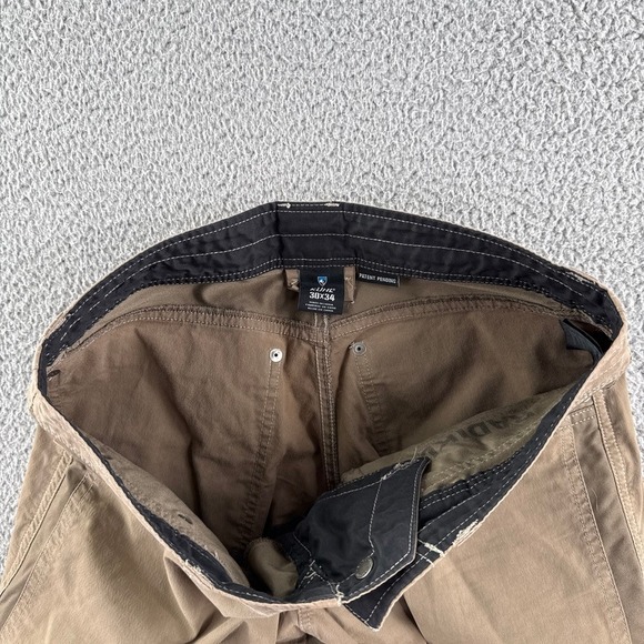 Kuhl Pants Mens Beige 30x34 (Fit 30x31) Radikl Performance Outdoors Work Hiking - Picture 9 of 15